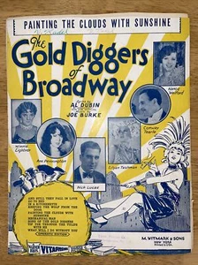 Spartiti The Gold Diggers Of Broadway 1929/ Dipingere le nuvole con il sole - Foto 1 di 12