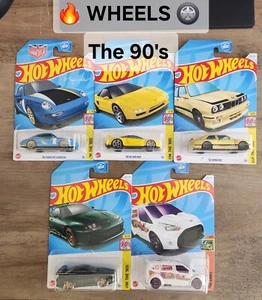 2024 Hot Wheels The 90's 4 Cars & Ford Transit !!! Treasure hunt !!! 120 - Picture 1 of 6