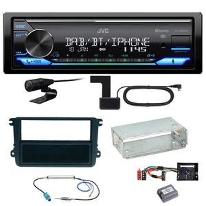 JVC KD-X482DBT Bluetooth DAB Einbauset für EOS Polo Caddy Amarok Scirocco - Bild 1 von 1