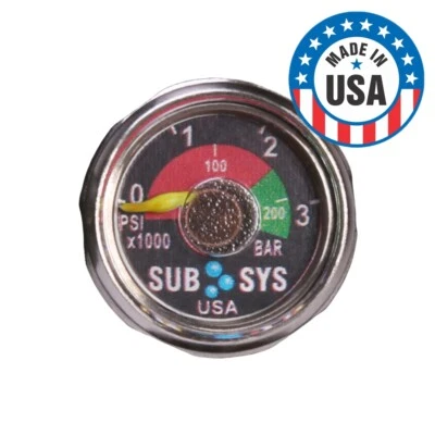 Indicador de presión de dial actualizado de aire de repuesto hecho en EE. UU. Foto 1 de 3