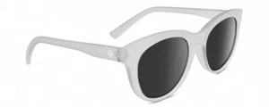SPY Optics Boundless Unisex Cateye Sunglasses Matte Clear Crystal/Grey Blue 53mm - Picture 1 of 5