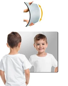 UNBREAKABL MIRO Unbreakable Plexiglass Acrylic Mirror for Kids,1 PCS 8"x8",Sh... - Picture 1 of 8