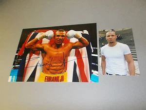 Chris Eubank Jr. boxer signed autograph Autogramm 8x11 inch photo in person - Picture 1 of 3