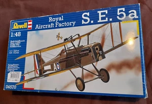 Revell 1:48 Royal Aircraft Factory S.E.5a, #04570. Complete/un-started. - Picture 1 of 5