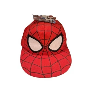 Kids Size The Amazing Spider-Man 2 Marvel Comics New Hat Snapback Red Web Eyes - Picture 1 of 10