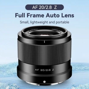 Viltrox 20mm F2.8 Full-Frame Wide Angle Auto Focus Lens for Nikon Z mount Camera - Bild 1 von 7