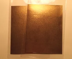 Tarjetas planas de lámina metálica dorada con sobres, colores surtidos - Imagen 1 de 1