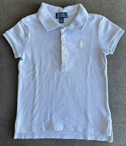 Polo Ralph Lauren Manga Corta Azul Claro Niñas Talla 6 - Imagen 1 de 5