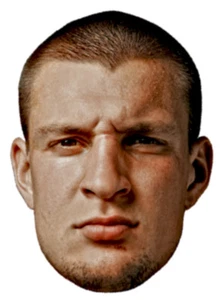 ROB GRONKOWSKI Tampa Bay Buccaneers 2021 SB Champs - Big Head Window Cling Decal - Picture 1 of 1