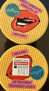 NEW Lot of 2 ~ WET N WILD LIP TREATMENT GRAPEFRUIT MINT #1111452 0.21 OZ JAR - Picture 1 of 2