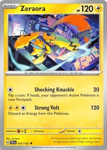 Zeraora 057/162 SV05 Temporal Forces Pokemon 007669 - Picture 1 of 2