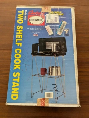 Century Primus Supporto da Cucina Portatile 2 Ripiani per Fornello o Raffrescatore Modello 9050  - Immagine 1 di 4