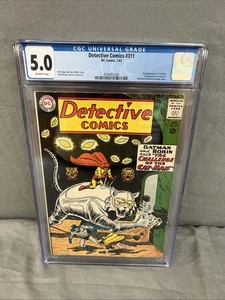 Detective Comics #311 CGC 5.0 Off-White Pages 1st App of Cat-Man & Zook - Picture 1 of 2