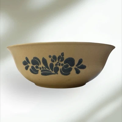 Vintage Pfaltzgraff FOLK ART Pattern Large Serving Bowl 10.25” Wide x 3.5” Tall - Image 1 of 4