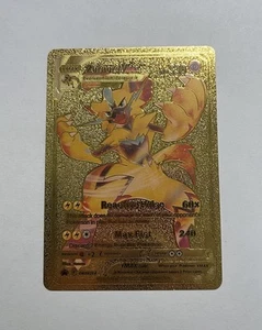 Zeraora VMAX Gold Foil Fan Art - Picture 1 of 2