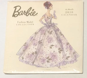 Calendario sellado Barbie 2010 16 meses alta costura Robert Best Graphique - Imagen 1 de 2