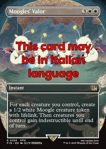 MTG MOOGLES' VALOR 326 FOIL EXC - VALORE DEI MOGURI - FIN X IT - MAGIC - Picture 1 of 1