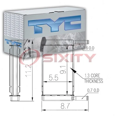 TYC HVAC Heater Core for 1967-1972 Chevrolet C10 Pickup Heating Air kn - Image 1 of 4
