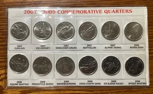 Canada 2007-2009 Olympic 25 Cent Coin Set in Original Pack - Picture 1 of 1