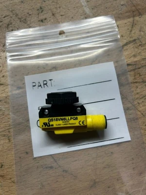 Banner Engineering Corp. QS18VN6LLPQ8 Photoelectric Sensor USIP-NEW - Image 1 of 2