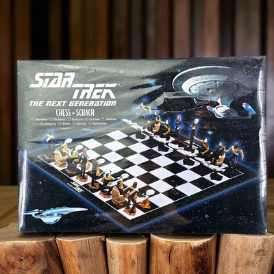Vintage STAR TREK The Next Generation Chess Set Germany 1999 Factory Sealed RARE - Image 1 of 4