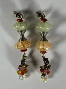 Mackenzie Childs Victoria And Richard Earrings  - Picture 1 of 3