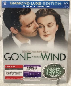 Gone With the Wind 75th Anniversary Blu-ray Diamond Luxe Edition OOP New Sealed - Foto 1 di 4