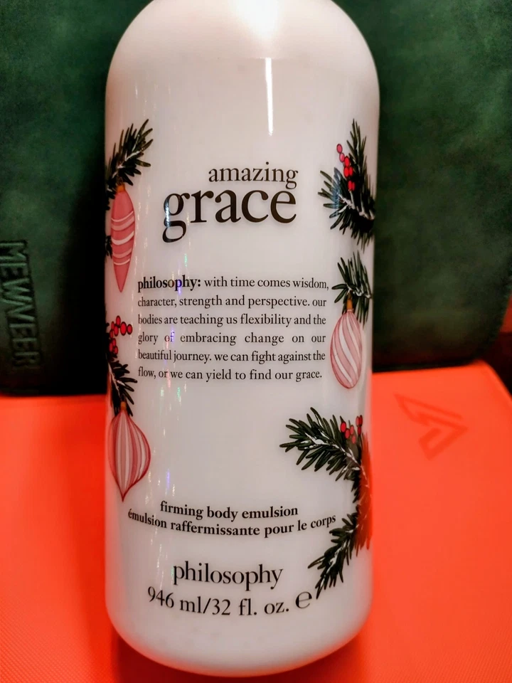 Philosophy Amazing Grace Emulsión Corporal Reafirmante 32 OZ/Edición Vacacional – Nueva Foto 1 de 3