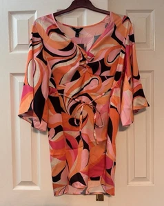 New Look Bright Retro Themed Dress Size 18 NWT - Picture 1 of 5