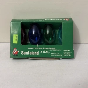 Bombillas navideñas exteriores Santaland C-91/4 vintage - Caja de 4 - Probadas previamente de fábrica - Imagen 1 de 5