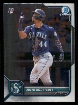 2022 Bowman Chrome #48 Julio Rodriguez (RC) - Image 1 of 2