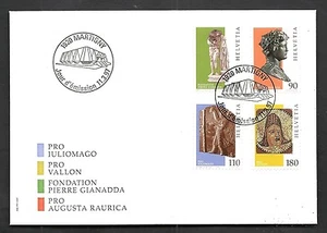 1997 FDC SVIZZERA - HELVETIA - ARTE GALLO ROMANA - SV3 - Picture 1 of 1