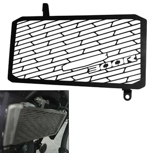 Black Front Radiator Grille Cover Guard Protector For HONDA CB300R ABS 2018-2021 - Picture 1 of 6