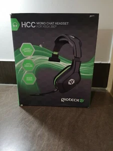 HCC Mono Chat Gaming Headset for Xbox 360 (Gioteck) Wired Single Headphone - Picture 1 of 10