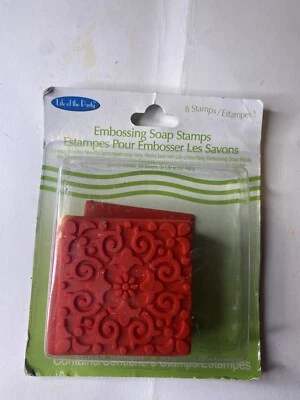 Life Of The Party 61501 Soap Embossing Stamp Assortment 8/Pkg-Square (3Pk) - Image 1 of 3
