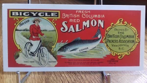PUB.Bicycle Brand.Fresh British Columbia red Salmon.PACKERS Association.(S46-20) - Picture 1 of 2
