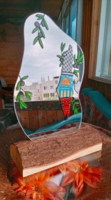 Very Special Handmade Mirror👧🌷🖼🎨🖌 - Image 1 of 4