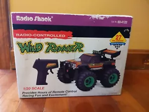 VTG Radio Shack RC Truck 4x4 Wild Runner 80's HTF Rare Cat. No. 60-4122 - Picture 1 of 6