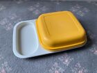 VINTAGE TUPPERWARE MEAL MATE TV LUNCH TRAY (1838-3 & 1837-2)
