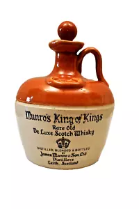 Vintage James Munro & Son King Of King's Deluxe Scotch Whisky Jug Bottle Empty"1 - Picture 1 of 6