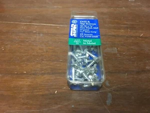 25 Count Box of 10-16x 5/8'' Hex Head Drill/ Tap Screws Sheet Metal Screw - Picture 1 of 2