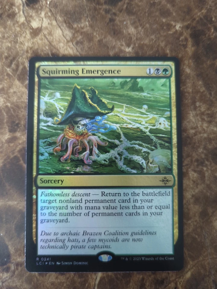 MTG Squirming Emergence The Lost Caverns of Ixalan 0241 Foil Rare - Image 1 of 1