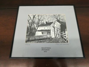 1990 DANIEL BOONE HOMESTEAD Birdsboro - Reading PA photo framed 15*13 - Picture 1 of 12