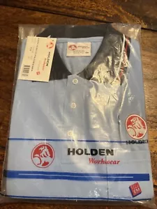 band new holden long sleeve polo workwear uniform factory elizabeth nos 22 - Picture 1 of 4