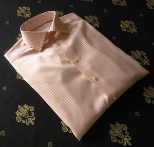 ETON size S/38/15 Slim Men's Casual Shirts Melon NEW - Picture 1 of 12