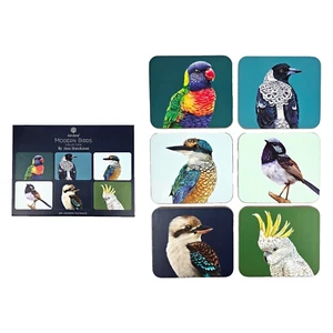 Australia Native Birds Ashdene Table Placemat Set of 6 Fauna Souvenir Home Decor - Picture 1 of 9