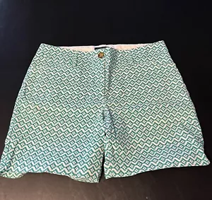 Land’s End EUC Shorts sz 10 Shorts Mid Rise Green - Picture 1 of 11