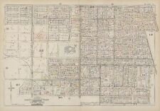 1884 CINCINNATI HAMILTON COUNTY OHIO LINCOLN PARK LIBERTY-RICHMOND ST ATLAS MAP