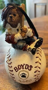 Boyds Bears 2000 Baseball Bear Ornament 6E/510 #25717 - Picture 1 of 5