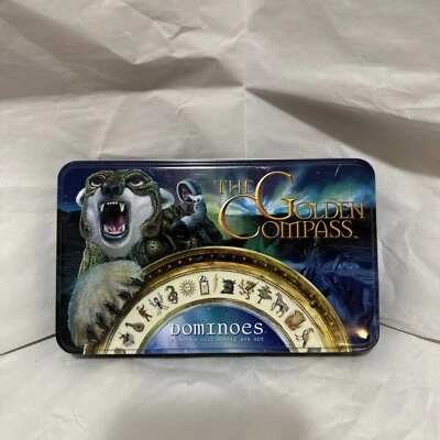 NWOT-Golden Compass Dominoes Standard Size Double Six Set-28 Dominoes ~2+Players - Image 1 of 4